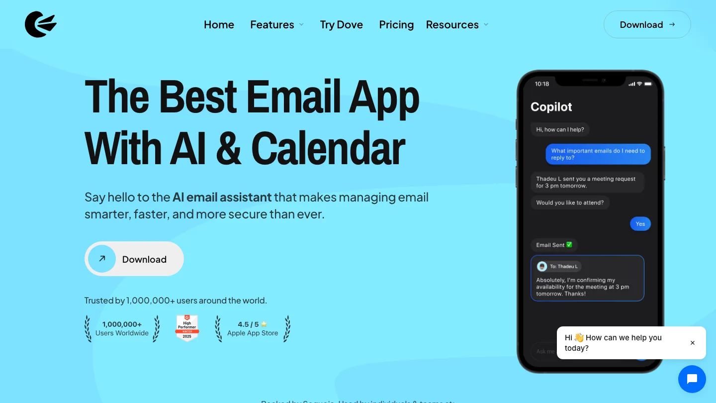 Canary Mail product interface