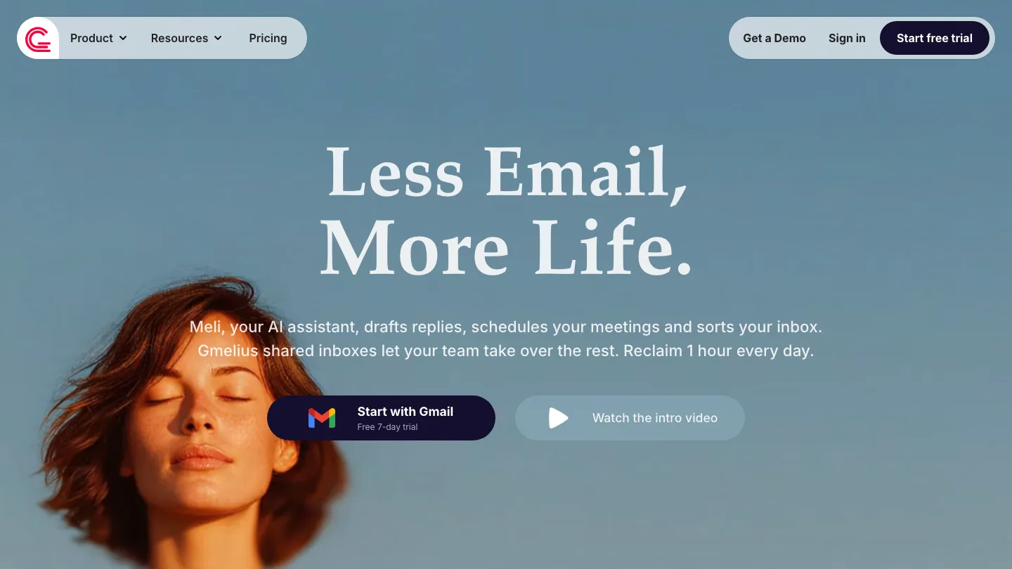 Gmelius product interface