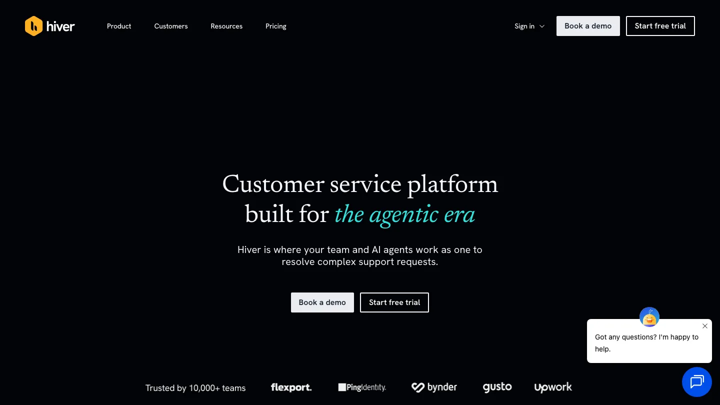 Hiver product interface